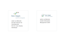 Tablet Screenshot of bio.logis.de